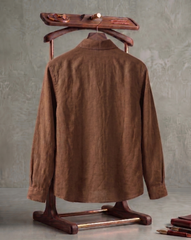 Linen Haven Crest Signature Emblem Casual Shirt